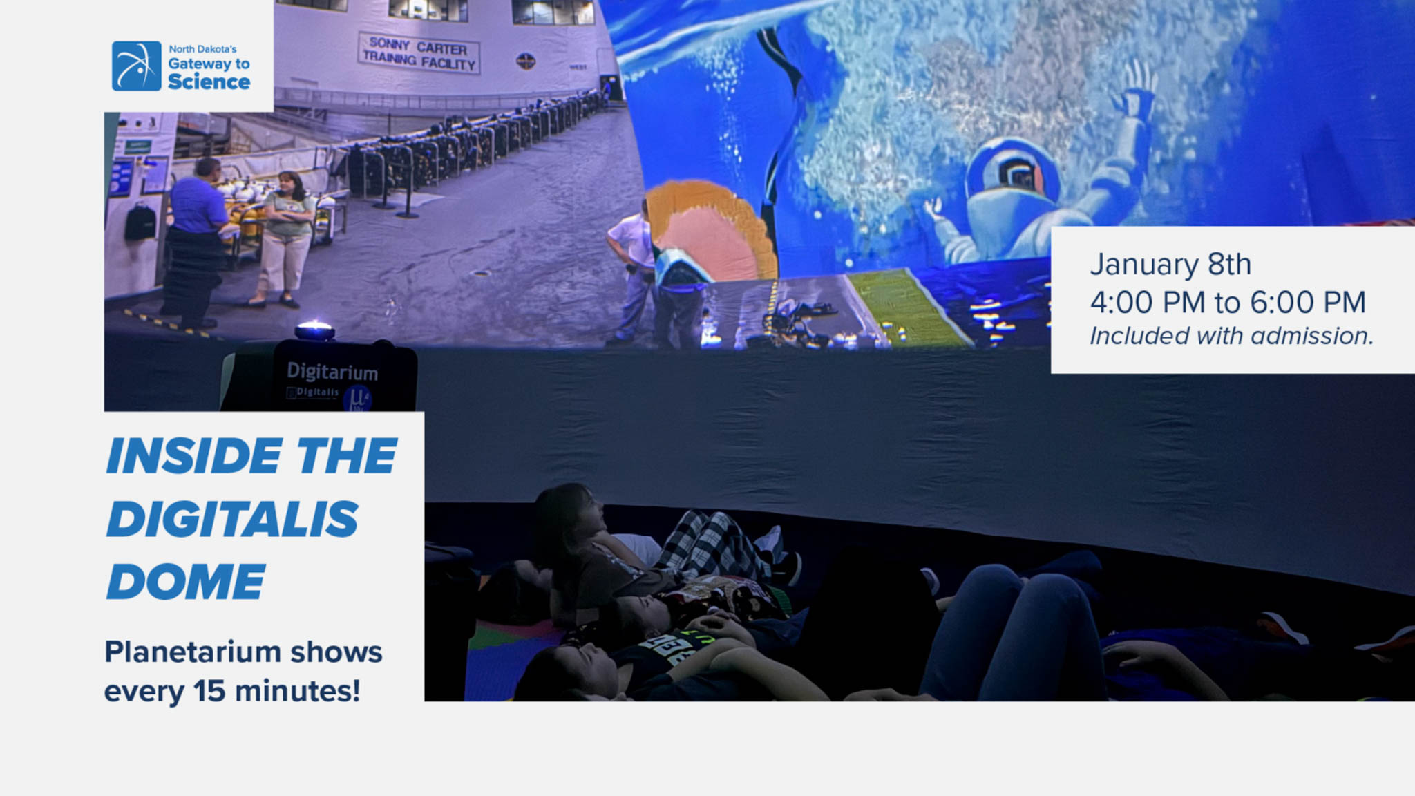 January Digitalis Discovery Dome Shows