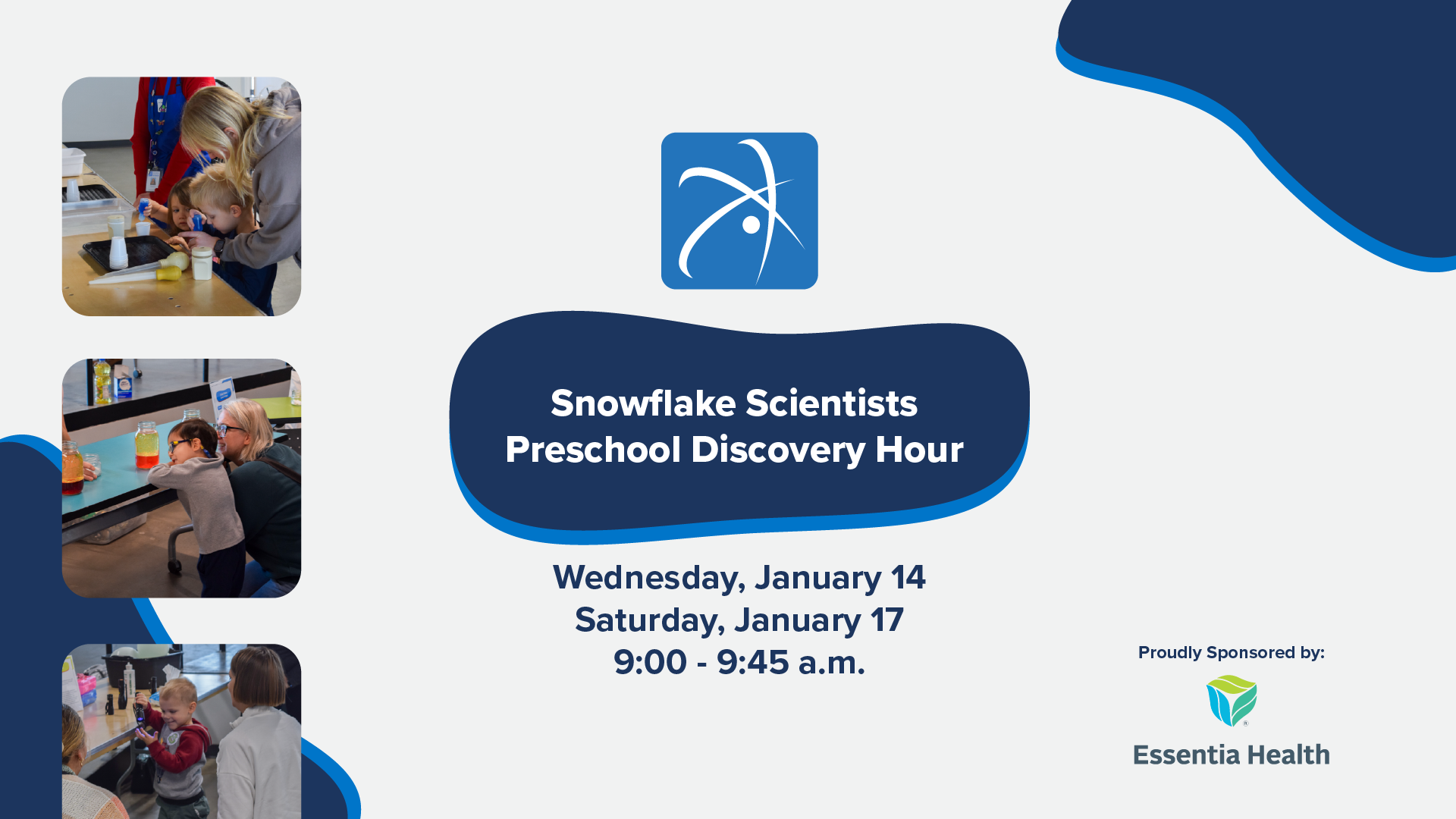 Snowflake Scientists Preschool Discovery Hour